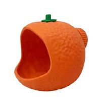 Bite Resistant Parrot Food Box Orange-shaped Sleeping Nest Creative Bird Cage Nest  Bird Breeding S