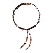 Resin Wood Beads Belt PU Retro Tassel Waist Chain Fashion Ethnic Style Weaving Waistband  Gift