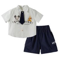 Disney Mickey Boys' Summer Shirt & Shorts Set 130/64