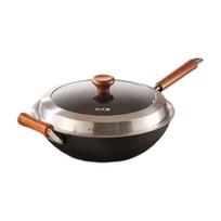 COOKER KING 34cm Cast Iron Non-Stick Frying Pan