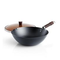 DUMIK Wrought Iron Non-stick Wok