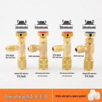 AC Refrigerant Charging Safety Valve
