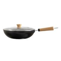 COOKER KING 32cm Traditional Cast Iron Wok