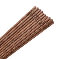 Shuangqiang Carved Chicken Wing Wood Chopsticks (10 Pairs)