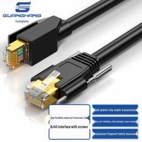 High-Flex Gigabit Industrial Ethernet Cable with Screw-Lock RJ45 10 meters
