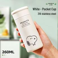 Snoopy 260 ml mini termosinis nerūdijančio plieno buteliukas