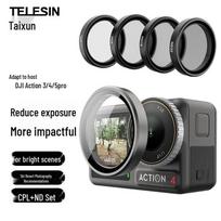 TELESIN CPL ND Filter Set for DJI Action Cameras For DJI Action 5 Pro/4/3