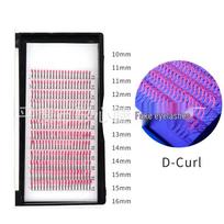 Fluorescent Glitter Eyelash Extensions: Mixed Lengths, UV Glow, 20 Strands