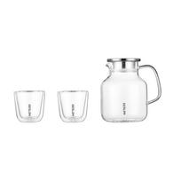 DESLON High Borosilicate Glass Cold Water Pitcher Set