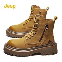 Jeep British Style Platform Martin Work Boots 40 žemės geltona spalva
