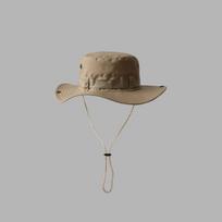 Polyester Large Eaves Sun Hat Adjustable Wide Brim Bucket Hat Solid Color Sun Hats  Holiday