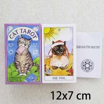 12x7 cm kačių taro kaladė Kortų žaidimai Popierinis vadovas