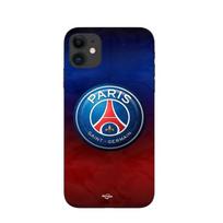Phone Case - MANIACASE - Iphone 11 - PSG Colorful Logo - Silicone - Flexible juoda