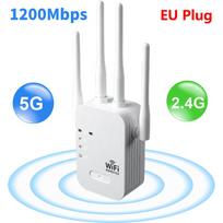 AC1200M dviejų dažnių belaidis signalo stiprintuvas WiFi signalo kartotuvas, didelio nuotolio EU Plug