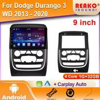 Car Radio Carplay For Dodge Durango 3 WD 2013 - 2020 Navigation GPS Android Auto Bluetooth Stereo Screen Head Unit 2din WiFi 4 core 1GB+32GB carplay