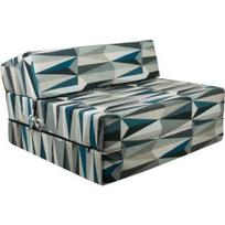 Matelas pliable - Housse lavable - 90x200 cm epaisseur 15 cm - Moderne