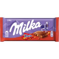 Šokoladas MILKA Daim, su migdolų karamelės gabalėliais, 90 g