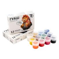 Guašas GAMMA, 12 spalvų, 16 ml