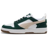 Puma Rebound V6 Low Sd Comfortable Fashion Durable Low-Top Sneakers Unisex Sneakers Green White 402262-05 35.5