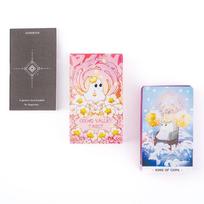 10.3*6cm Orchid Valley Tarot 80 Cards Cartoon Deck English Visions Divination Edition Deck Board Playing Games