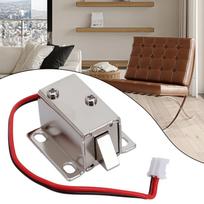 12V Small Electric Control Lock Solenoid Valve Tongue Lock For Cabinet Drawer Intelligent Electronic Latch Lock CHINA