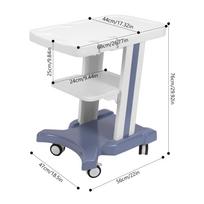 Medicininis vežimėlis su ratukais, mobilus darbo stalas, grožio, sandėliavimo, komunalinis vežimėlis ligoninei, odontologijos klinikai, grožio salonui