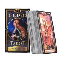 Gilded Tarot Deck Card and Guidebook Tarot Game Toy Tarot Divination Oracles Guidance Fate Board English For Family Gift
