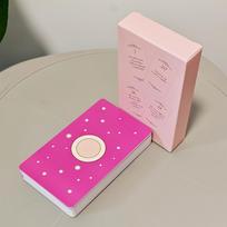 Soulmate Love Message Oracle Deck 56 Heartfelt Romance Cards 10.3*6cm for Twin Flame Readings Elegant Pink Oracle Cards