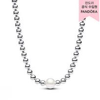 Pandora Apdorotas Gėlavandenių Kultivuotų Perlų Pave Grandinėlė 393176c01 393176C01 white