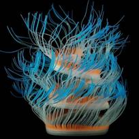 Glow In Dark Aquarium Luminous Sea Anemone Silicone Simulation Coral Ornament Realistic Fake Fish Tank Landscape Decor 50cm