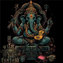 26 Ganesha Hindu God Ganapati Elephant Mens Light Cotton T-Shirt Unisex T-Shirt XXL