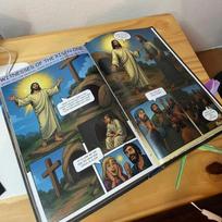 Komiksų Biblija Visoms Amžiaus Grupėms, Pilnai Spalvotas Iliustruotas Biblijos Komiksas, Nuo Pradžios Iki Apreiškimo Su Pilnu, Krikščionišku 1pc