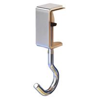 10pcs 360° Rotatable Table Hooks Detachable Non-Destructive Installation Bag Hooks Heavy-Duty Adjustable Steel Hooks