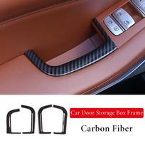 ABS Chrome/Carbon fiber Car Window Lift Button Frame Trim Accessories For BMW X5 G05 X7 G07 2019-2025  Left Hand Drive