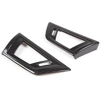 ABS Carbon Fiber For BMW 1 2 Series F20 F21 F22 F23 2017-2019 Center Console Side Air Conditioning Vent Outlet Frame Trim