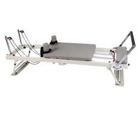 Home Pilates Reformer Exercise Machine, Adjustable Resistance Exercise Bed with Soft Foam Mat and Stable Steel Frame 34KG