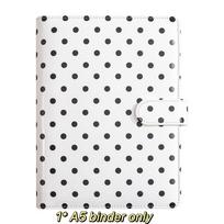 MINKYS Polka Dots PU Leather A5 Kpop Photocards Collect Binder idol Photo Card Book Idol Storage Album