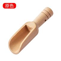 2/5pcs Wooden Handle Small Salt Shovel Scoop Teaspoon Ground Milk Powder Coffee Scoops Condiment Spoonbamboo kitchen accessories