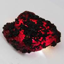 28.7 CT Natural Earth Mined Red Ruby Huge Rough Loose Gemstone CERTIFIED 34 mm approx. raudona