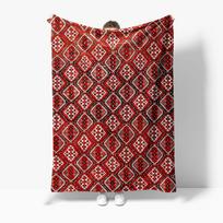 Printed Ethnic Kilim Rug Vintage Bohemian Bed Throw Blanket Decorative Floor Mat Cushion Cover Home Decor 75cm x 90cm
