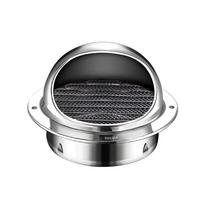 Durable And Robust Round Bull Nosed External Extractor Vent Outlet Wall Air Vent Ducting Ventilation 70mm