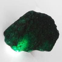 888 Ct Natural EMERALD Huge UNCUT ROUGH Earth Mined CERTIFIED Green Gemstone 68.3 mm žalia