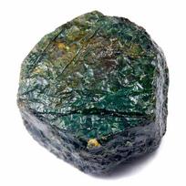 Natural Green Emerald 137.70 Ct Uncut Dyed Huge Rough Loose Gemstone CERTIFIED 25 mm approx žalia