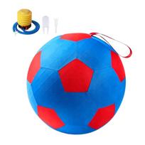 Dog Exercise Ball with Heavy-Duty Handle Cover & Pump Dog Training Balls for Australian Shepherd Border Collie Cattle Dogs