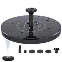 Solar Bird Bath Fountains Garden Floating Fountain Pump Hummingbird Birdbath Decorative Water Spray For Outside Patio Balcony