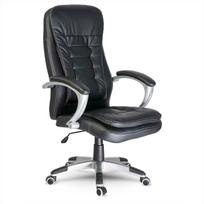 Toronto Black Leather Office Chair