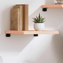 Vidaxl Półka, 40X40X(2-4) Cm, Surowe Lite Drewno Dębowe