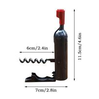 Safety Air Pump Wine Bottle Opener With Foil Cutter Wine Stainless Steel Pin Wine Air Pressure Cork Remover