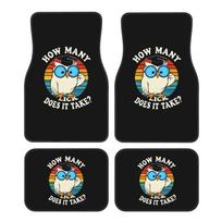 How Many Lick Does It Take Car Floor Mats of 4 Pieces Anti Slip Front Rear Foot Mats Universal Car Accessories for SUV Van Truck