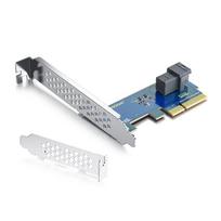 U.2 NVMe SSD Adapter Card PCIe 3.0 x4 to SFF-8643 (1 Port) PCI E Expansion Card Multi-OS Support for Windows, Linux, VMware, Ubuntu
